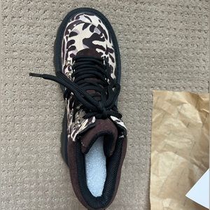 New in box UO Tina Leopard Hiker Boot, size 7